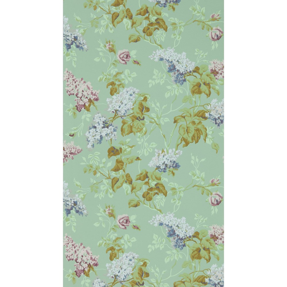 Sommerville Wallpaper 217049 by Sanderson in Mint Plum